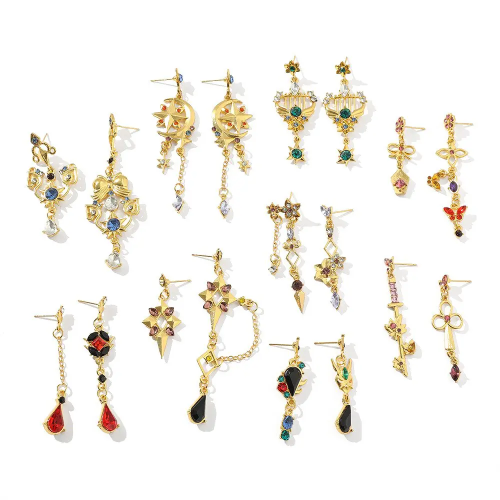 Genshin Impact – Genshin Impact Women Earings Studs Jewelry and Pendant Rings & Earrings
