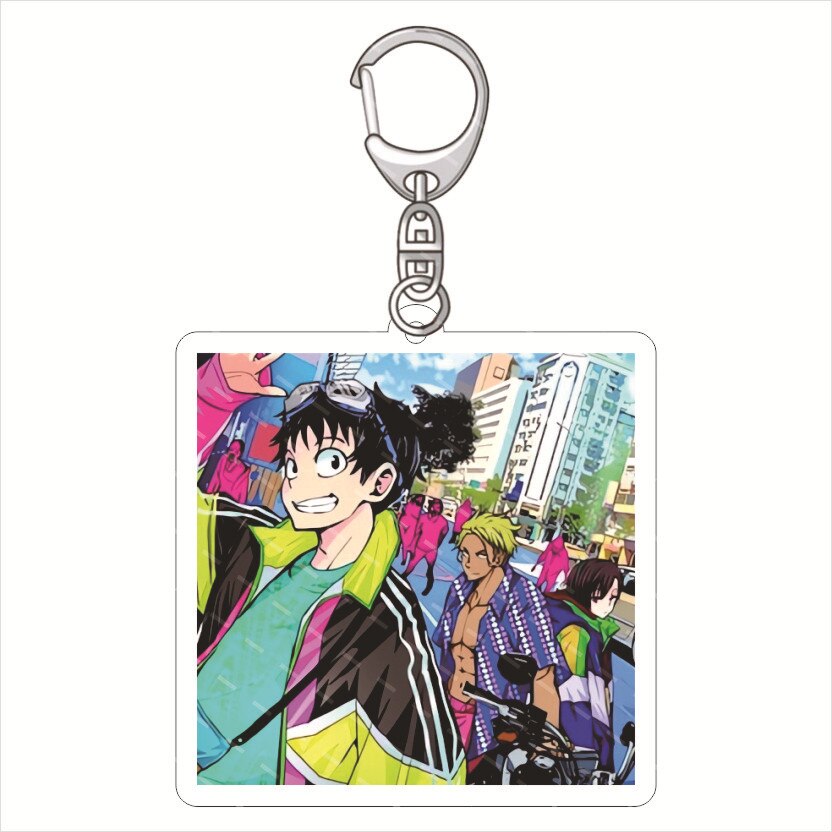 Zom 100: Bucket List of The Dead Anime KeyChain Women Key Chain for Men Key Ring Acrylic Keyring Pendant Japan Cos Girls Gift Uncategorized