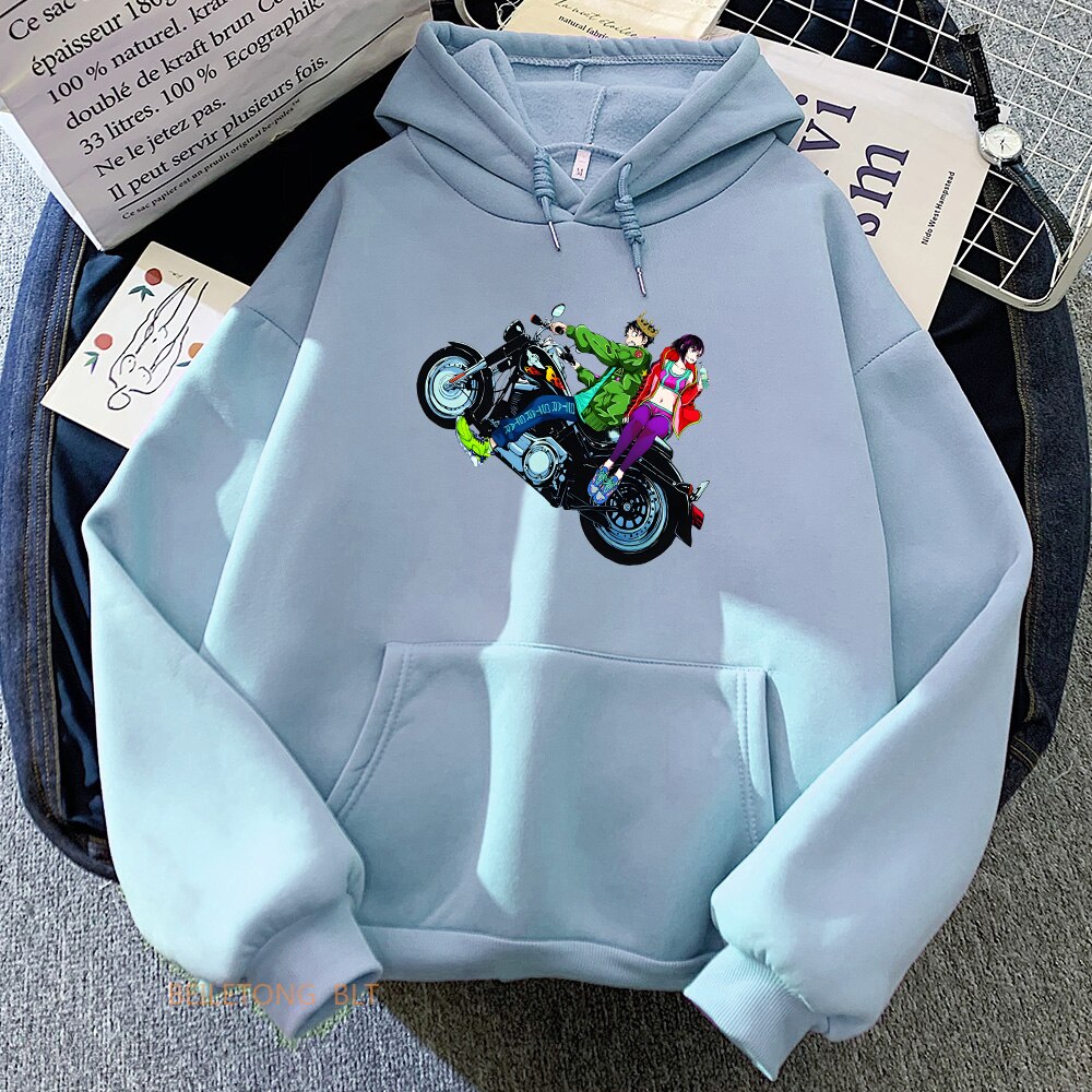 Zom 100 Sweatshirts Men’s and Women’s Hoodies Anime Vehicle Graphic Pullovers Japanese Padded Jacket Couples Fashion Long Sleeve Uncategorized