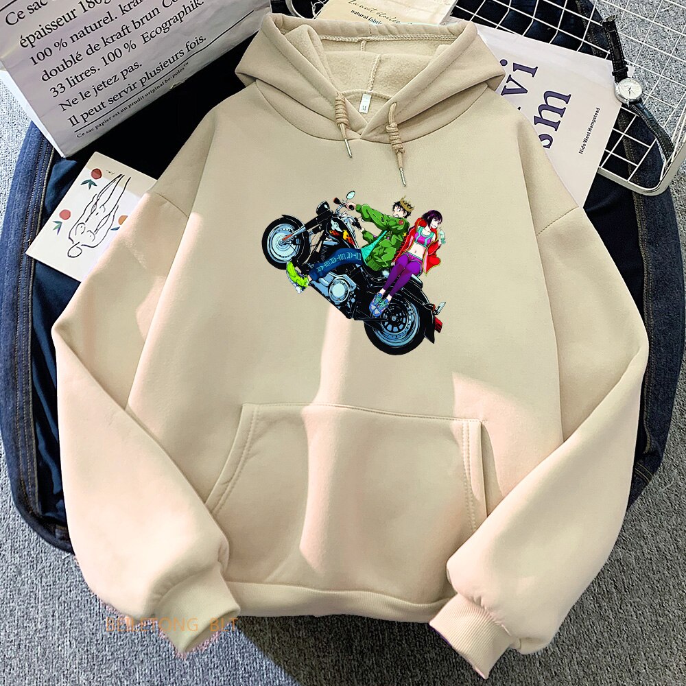 Zom 100 Sweatshirts Men’s and Women’s Hoodies Anime Vehicle Graphic Pullovers Japanese Padded Jacket Couples Fashion Long Sleeve Uncategorized