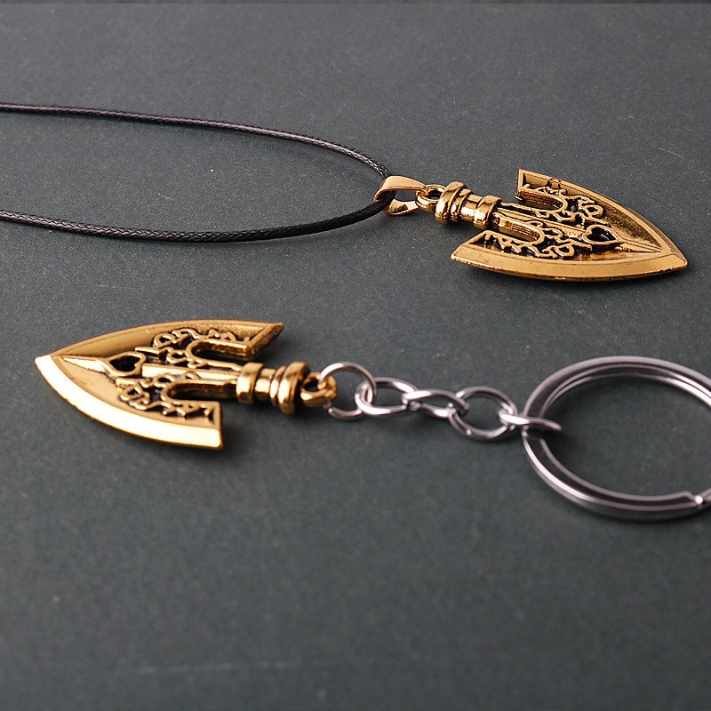 Jojos Bizarre Adventure – Jojos Bizarre Adventure Kujo Jotaro Arrow Necklace and Keychain Jewelry & Accessories Keychains Pendants & Necklaces