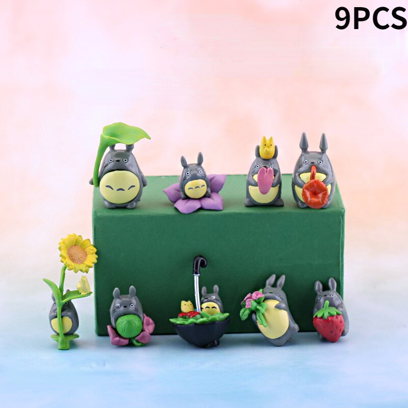 Diverse Totoro Knickknacks Anime Figurines Fairy Garden Micro Landscape Accessories Kawaii Funny Totoro DIY Car/Desk Decoration Uncategorized