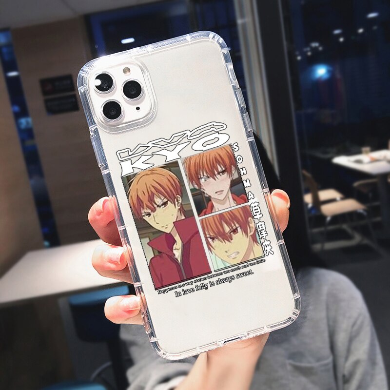 Fruits Basket – Fruits Basket Kyo Soft TPU Phone Cases for IPhone X to IPhone 14 Pro Max Jewelry & Accessories Phone Accessories