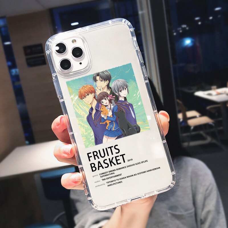 Fruits Basket – Fruits Basket Kyo Soft TPU Phone Cases for IPhone X to IPhone 14 Pro Max Jewelry & Accessories Phone Accessories