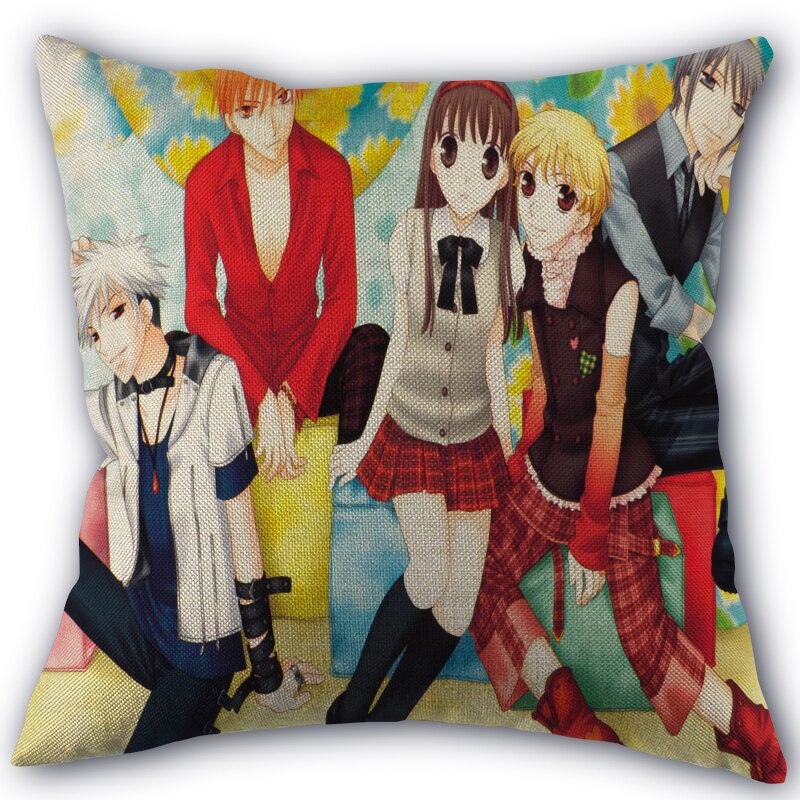 Fruits Basket – Fruits Basket High Quality One Side Decorative Pillow Cover Home & School Bed & Pillow Covers