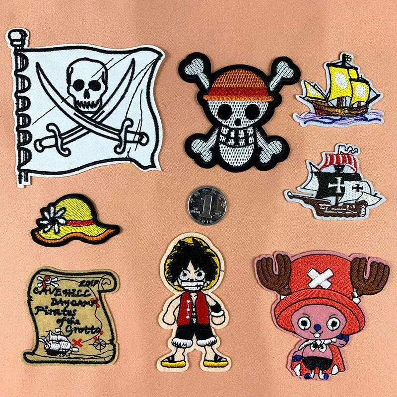 One Piece – One piece Chopper Luff Badges For Child Clothing