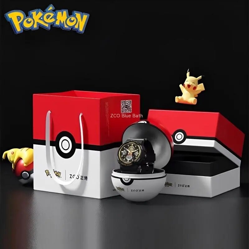 Pokemon – Pikachu Multi-Functional Luminous Electronic Sports Watch For Students Jewelry & Accessories Watches