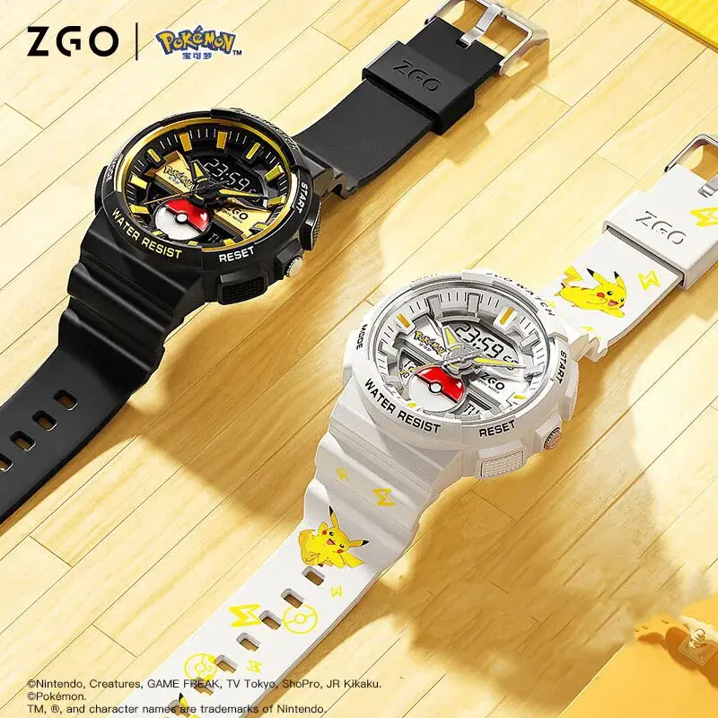 Pokemon – Pikachu Multi-Functional Students waterproof Sports Watch Jewelry & Accessories Watches