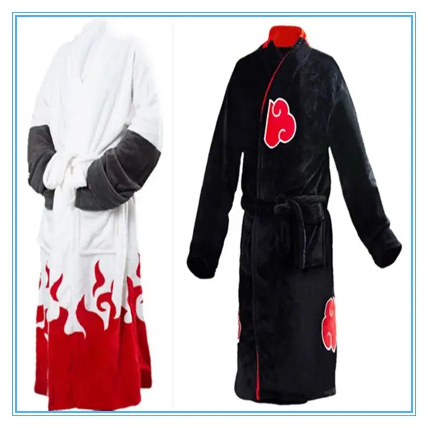 Naruto – Winter Flannel Home Clothes Nightgown Cosplay For Men and Women Clothing & Cosplay Cosplay & Accessories