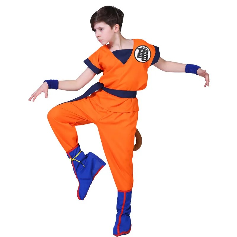 Cosplay anime Kids Son Goku Costume Anime Cosplay hero Uniform Wig Carnival new Uncategorized