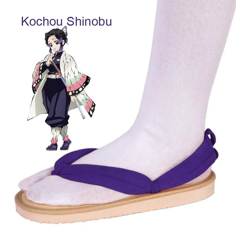 Demon Slayer – Kimetsu No Yaiba Clogs Kimono Flip-flops Geta Slippers Shoes Clothing & Cosplay Shoes & Slippers