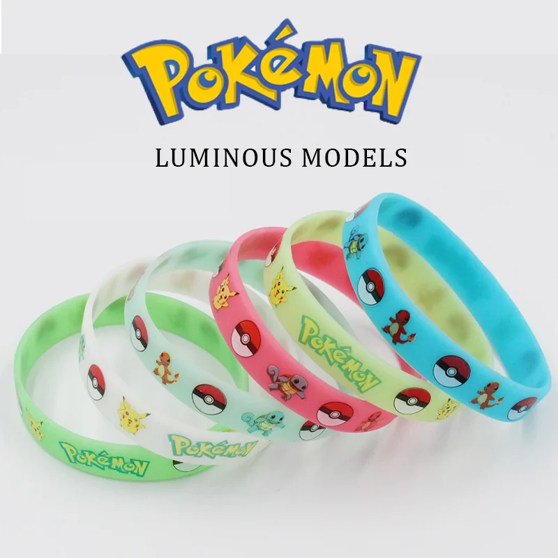 Pokemon – 12pcs Pikachu Charmander Wristband Bracelets For Party Gifts
