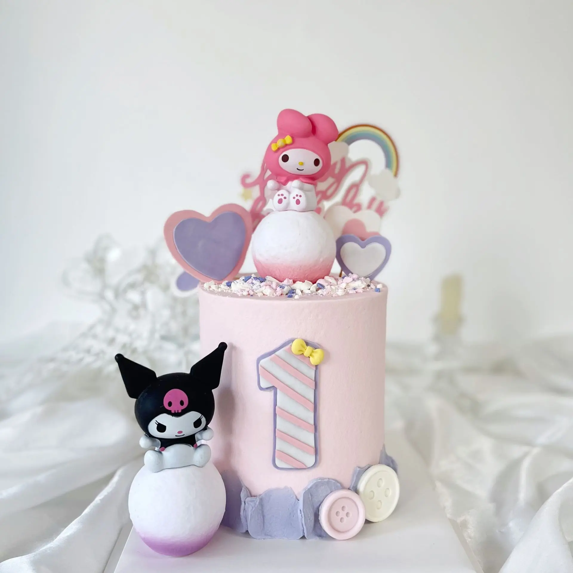Sanrio – Kuromi Melody Cinnamoroll Cake Home Decorative Accessories Children’s Gift